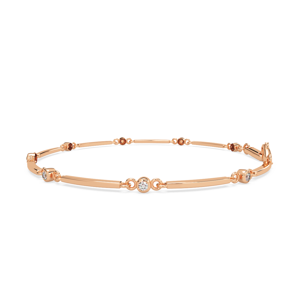 Sleek and Shiny and Diamond Bracelet