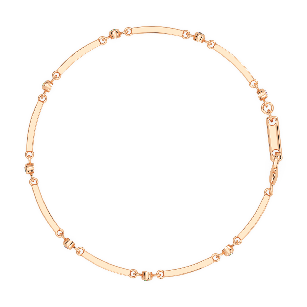 Sleek and Shiny and Diamond Bracelet