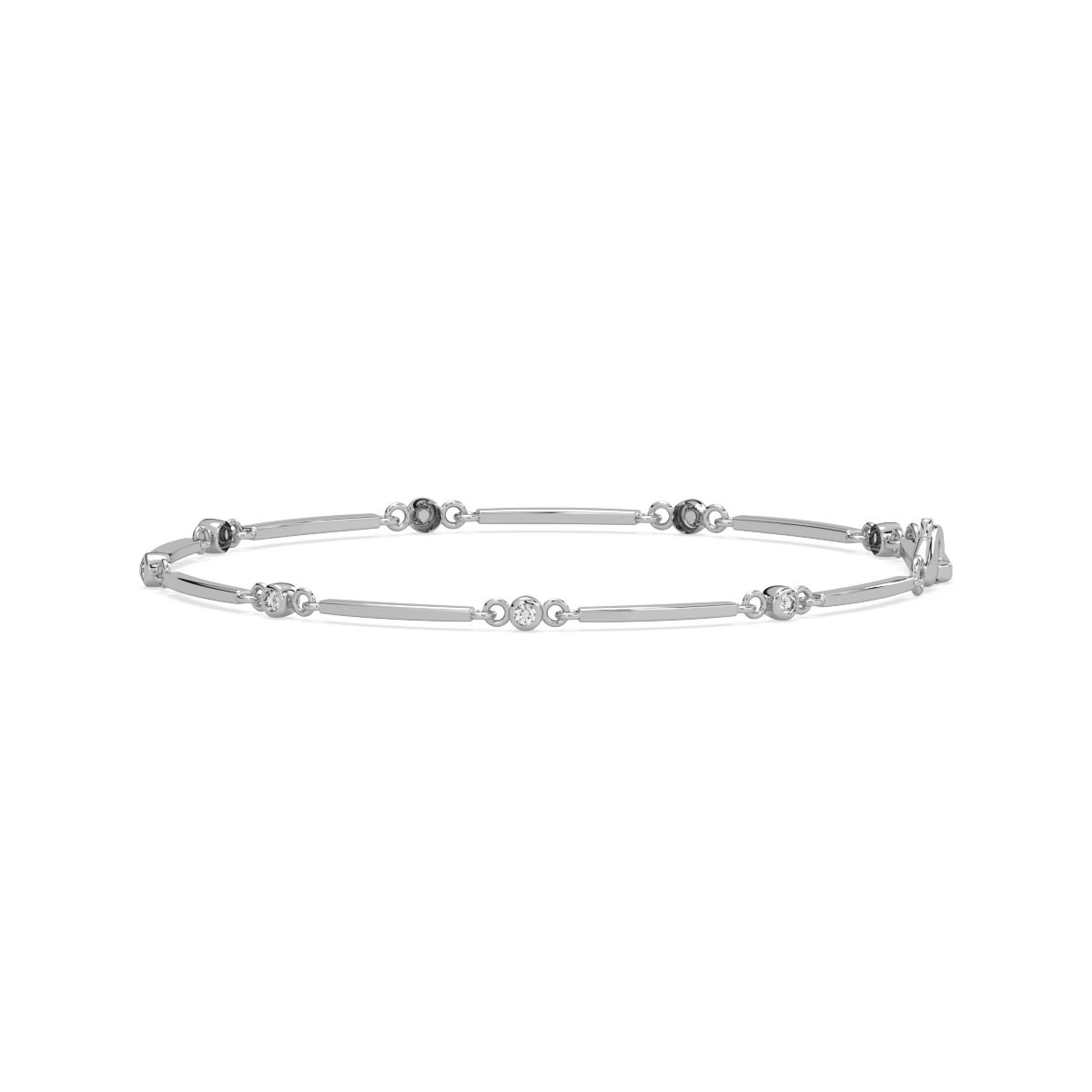 Sleek and Shiny and Diamond Bracelet