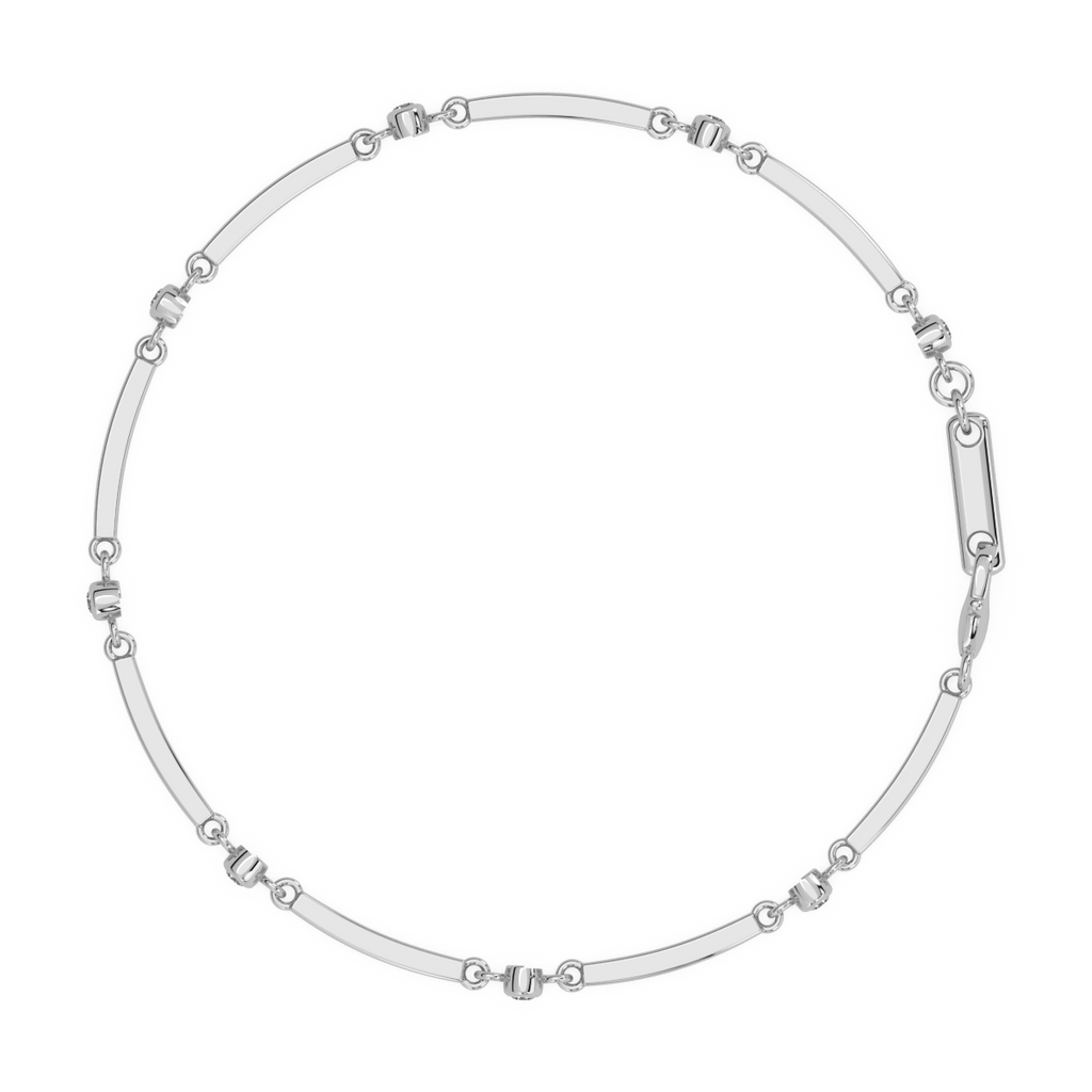 Sleek and Shiny and Diamond Bracelet