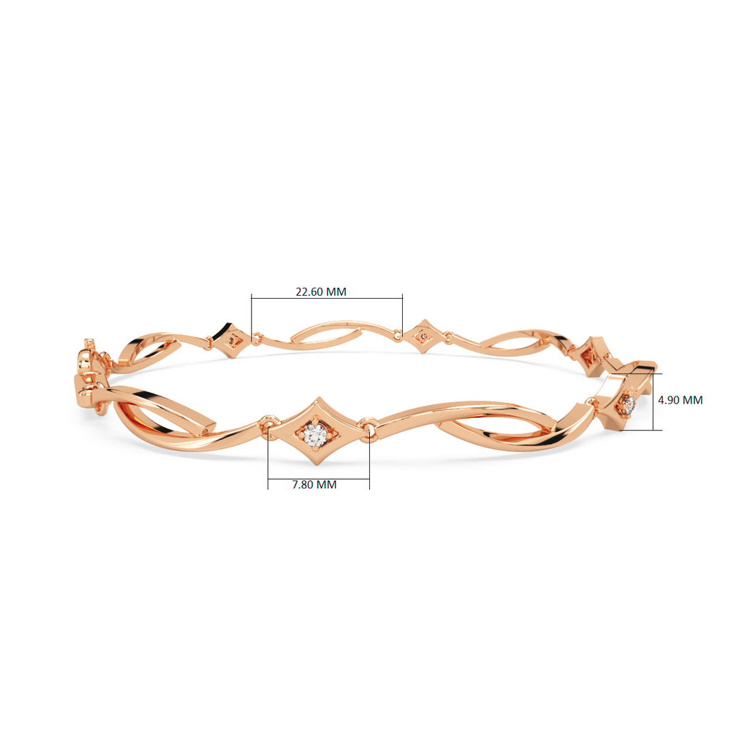 Keyaana and Diamond Bracelet