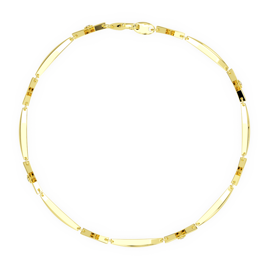 Mahaikaa Gold and Diamond Bracelet