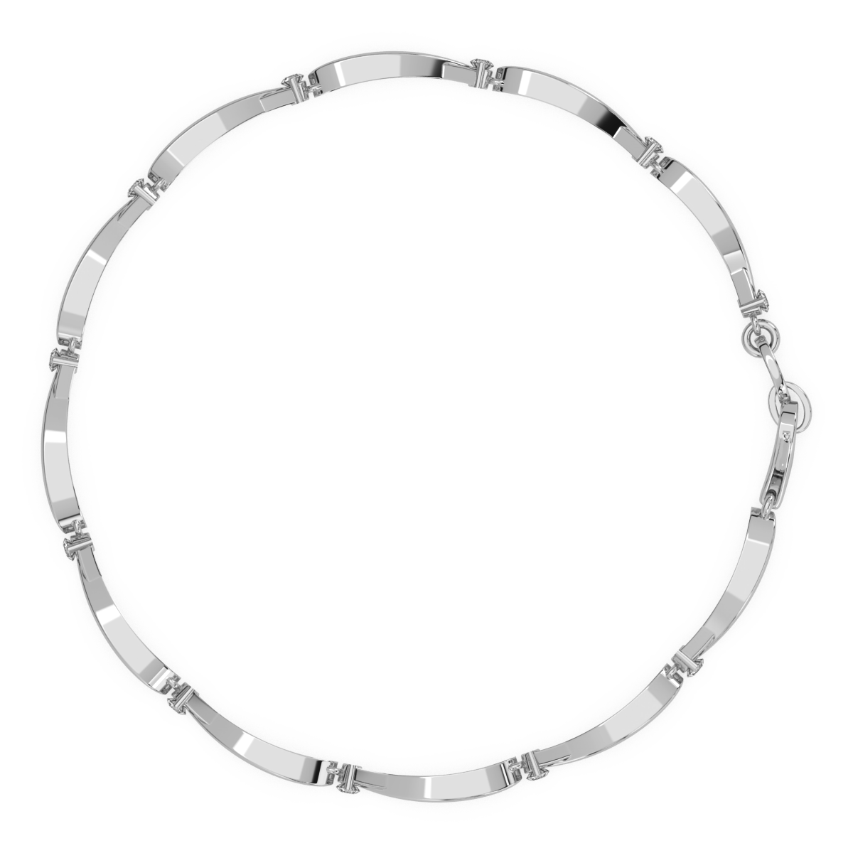 Trayee Gold and Diamond Bracelet