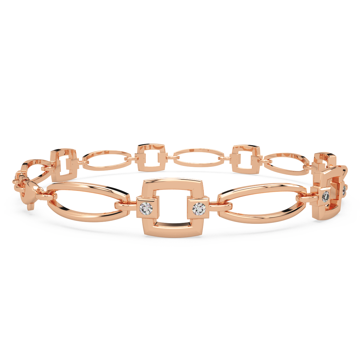 Udaeyaa Gold and Diamond Bracelet