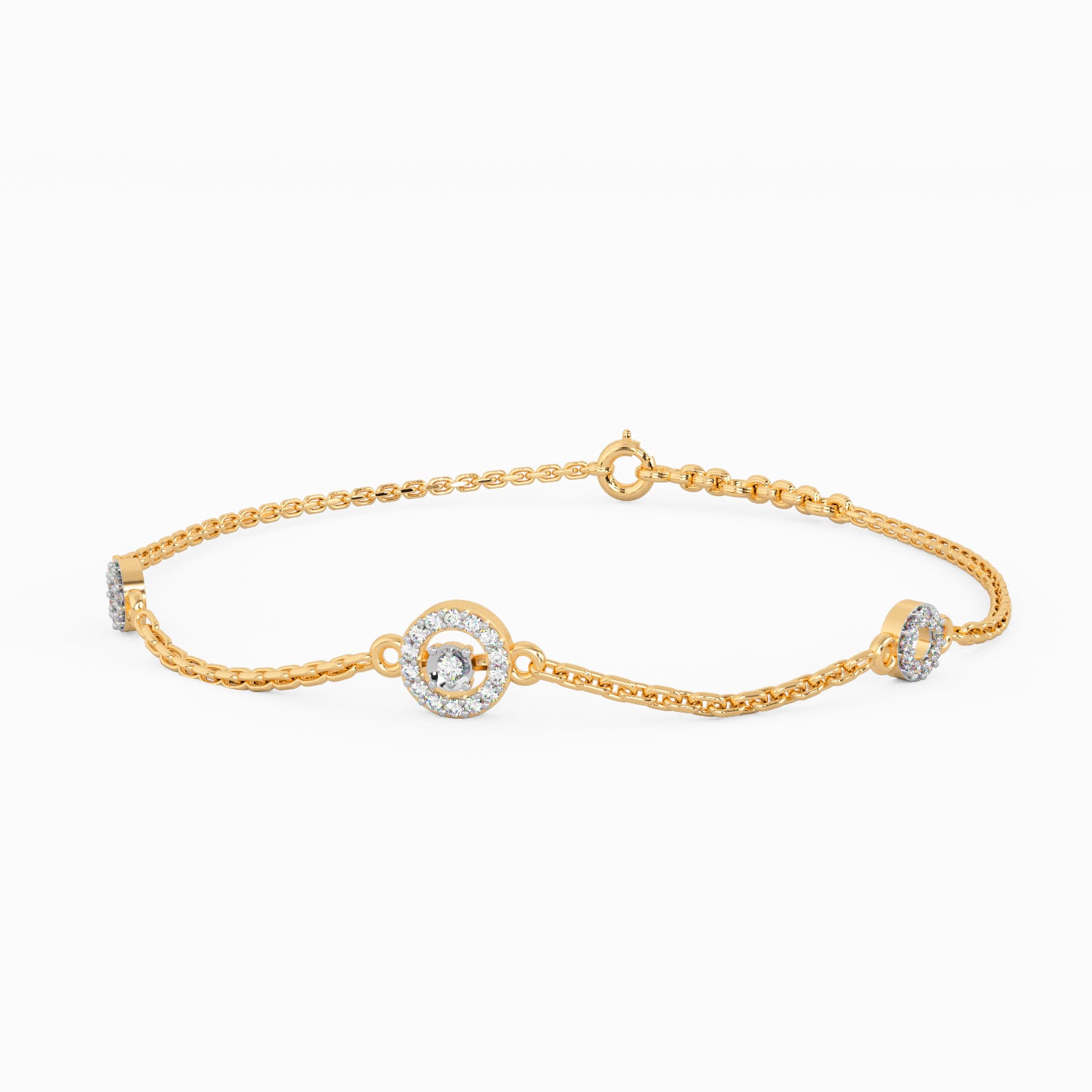 Spellbinding Grace Gold and Diamond Bracelet