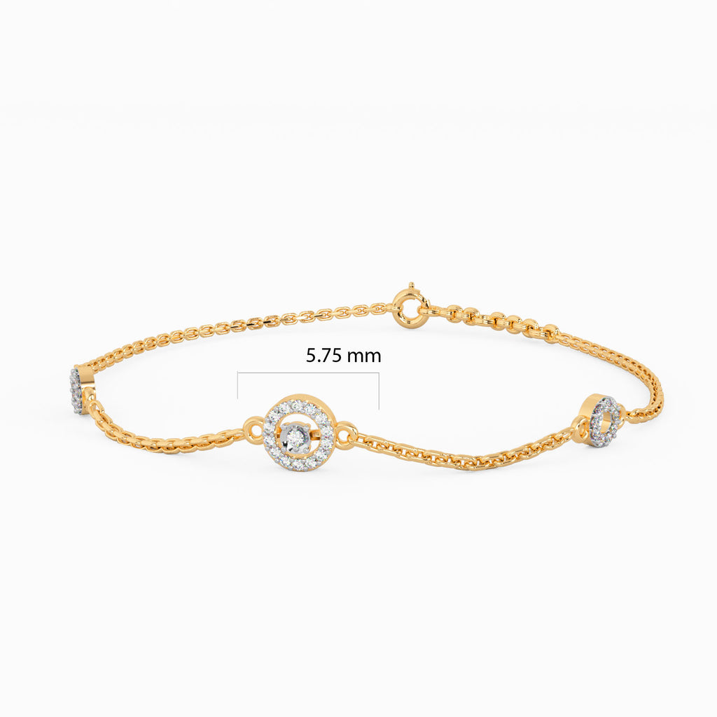 Spellbinding Grace Gold and Diamond Bracelet