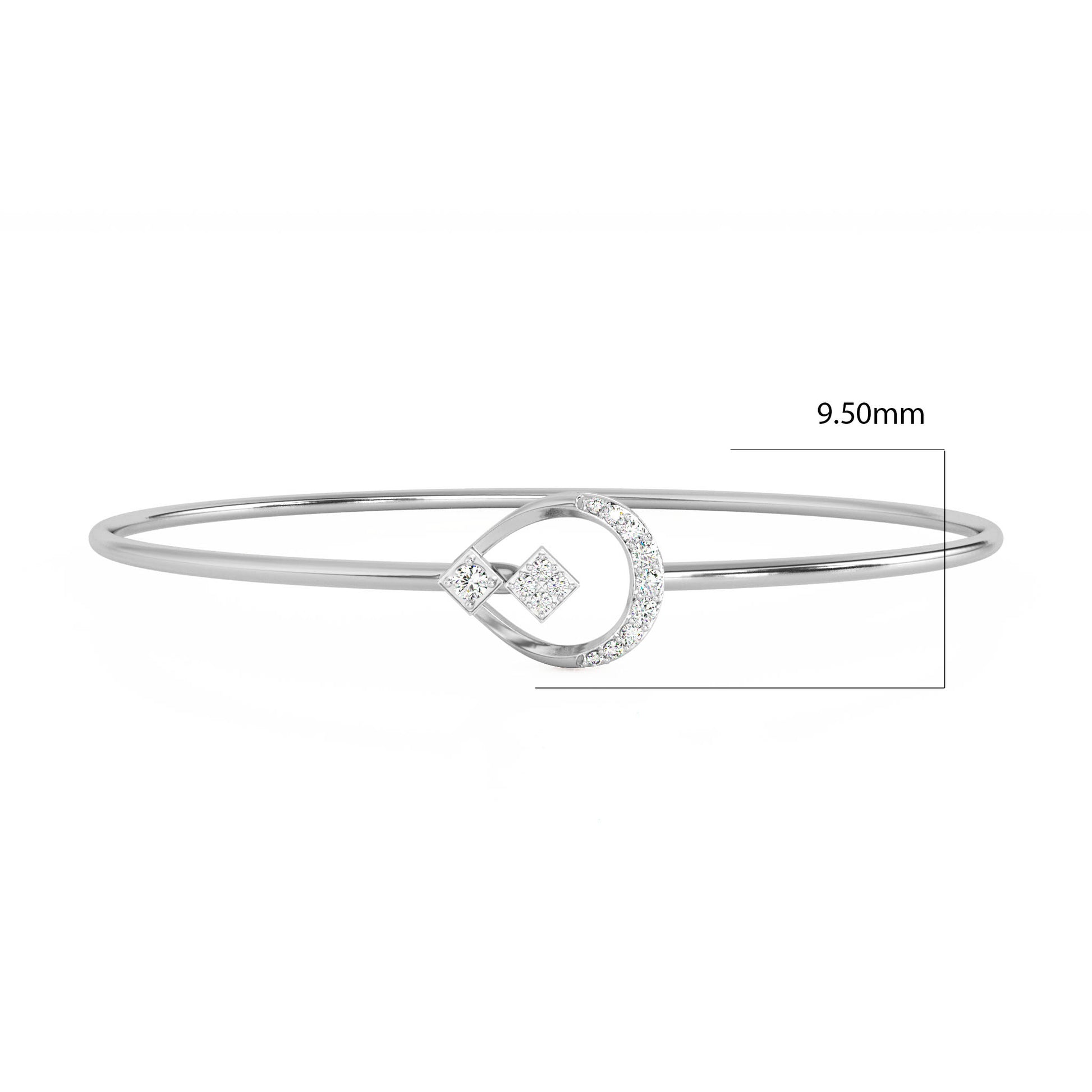 Fiery Flame Gold and Diamond Bracelet