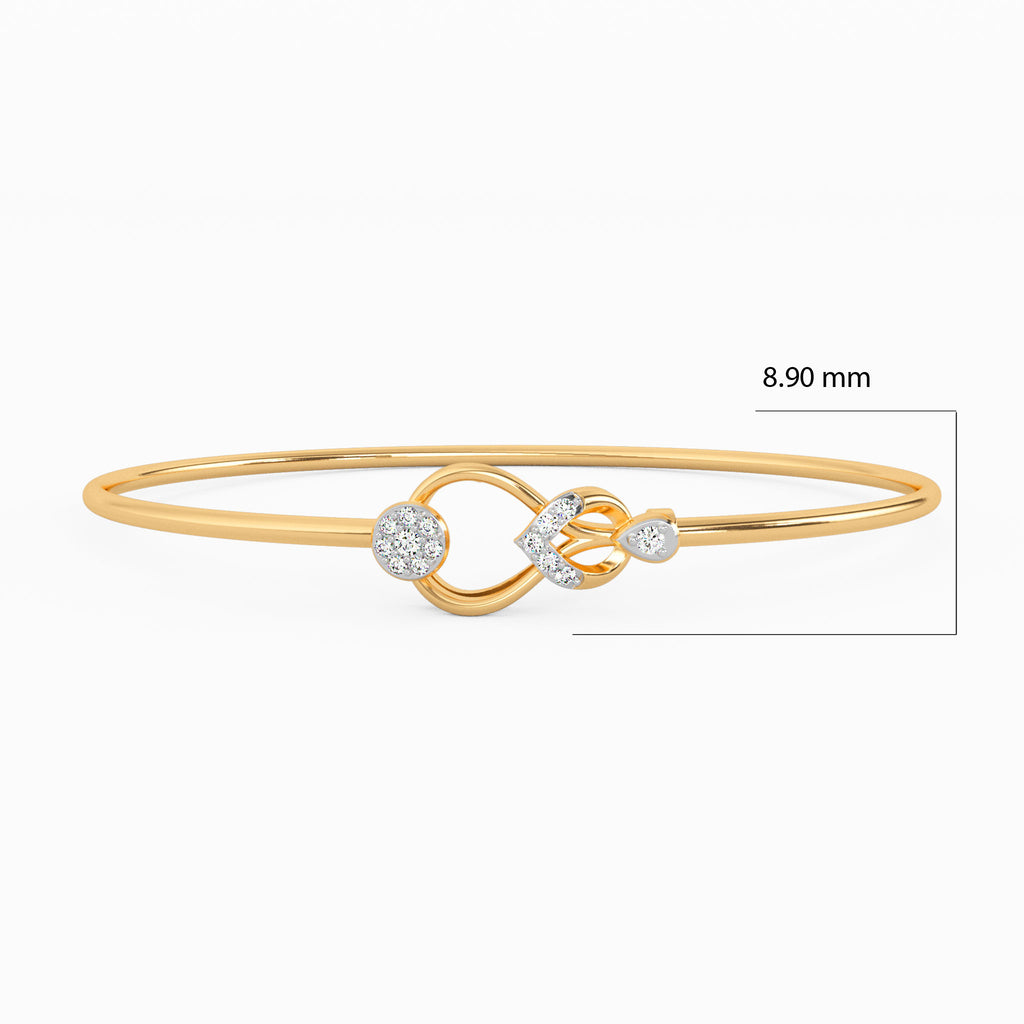 Kaahalee Gold and Diamond Bracelet