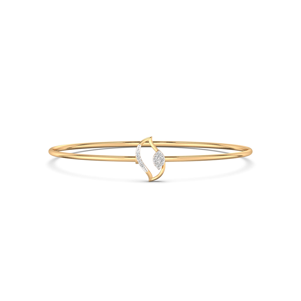 Reminiscing Hearts Gold and Diamond Bracelet