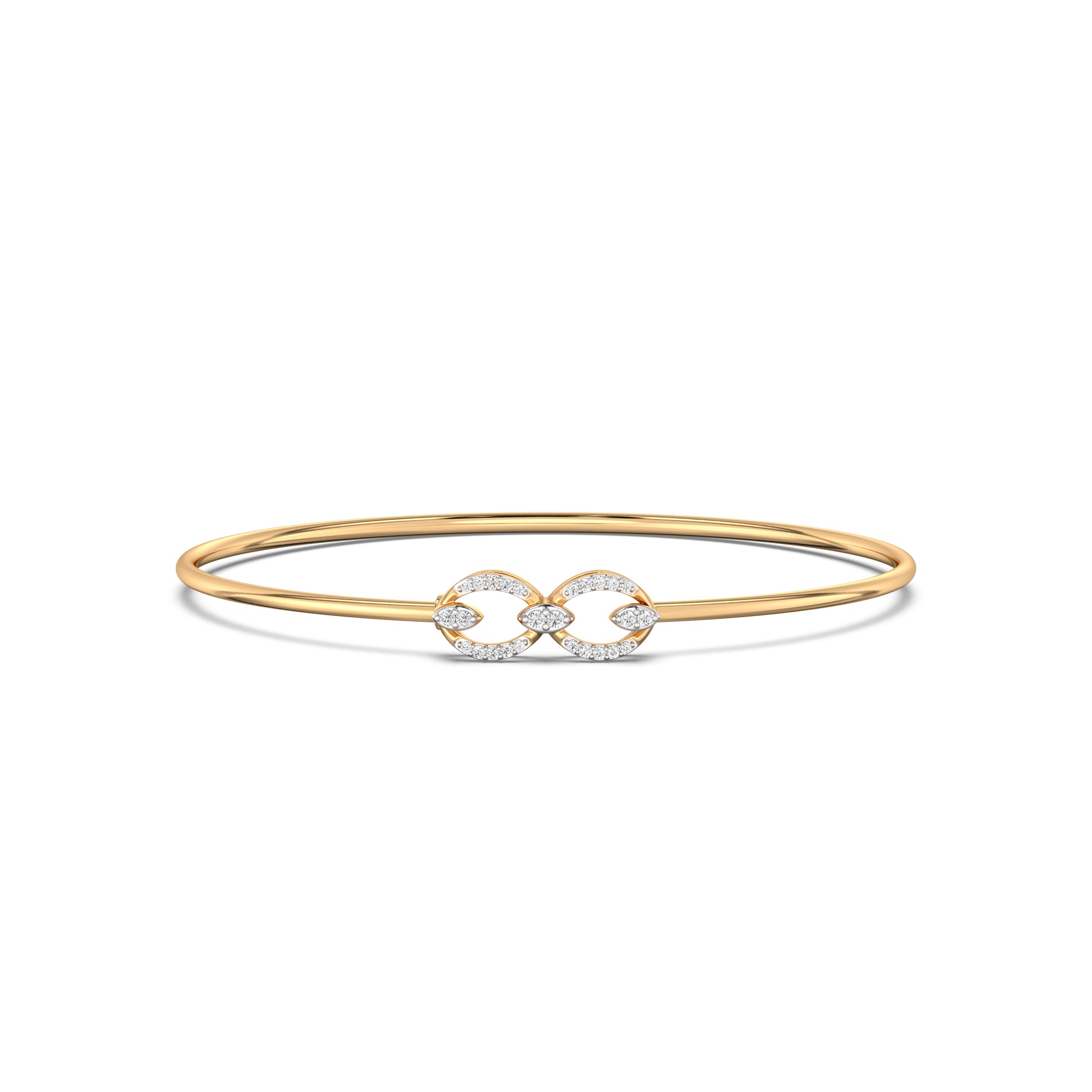 Rose of the Desert Gold and Diamond Bracelet