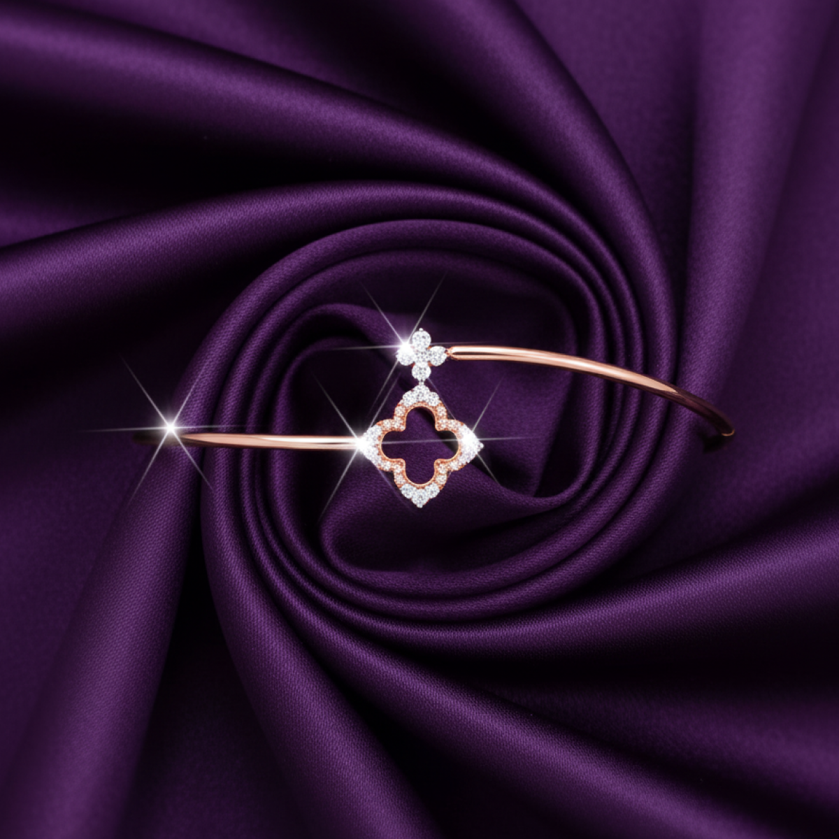 Mystical Muse Gold and Diamond Bracelet