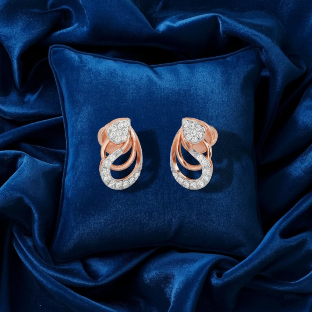 Soul Awakening Gold and Diamond Earrings