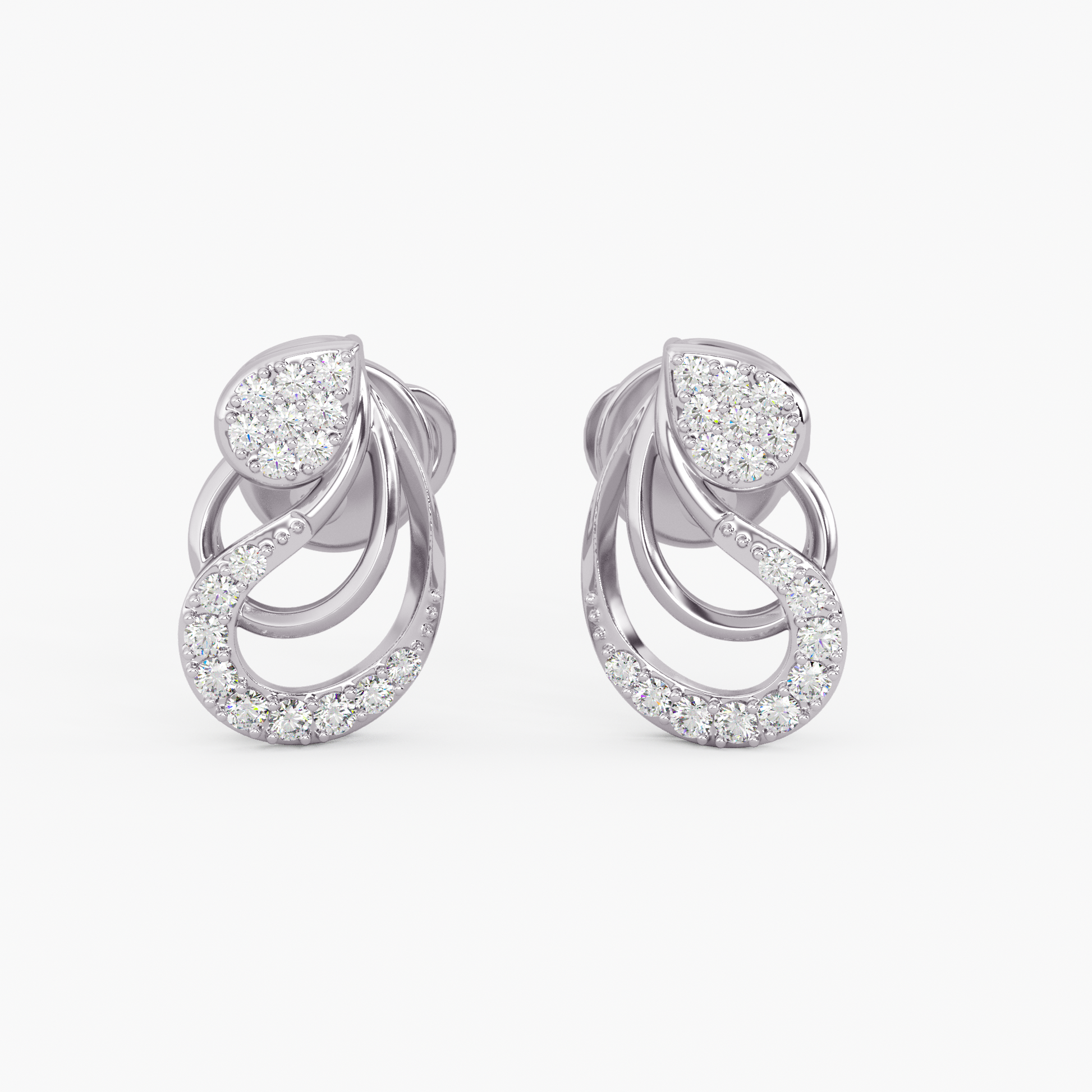 Soul Awakening Gold and Diamond Earrings