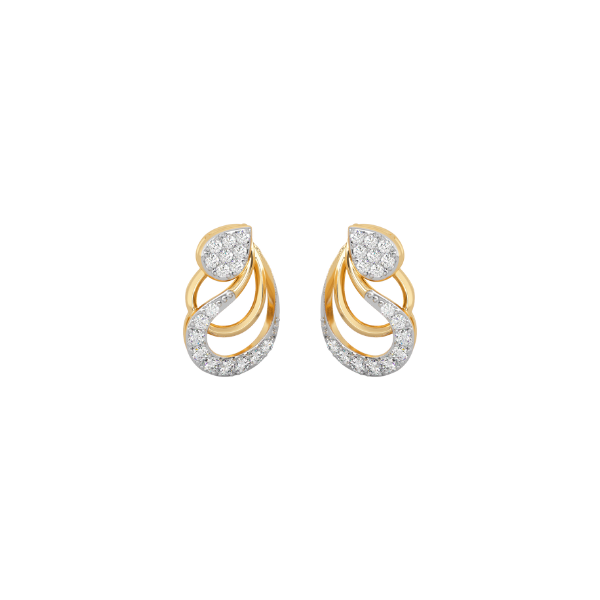 Soul Awakening Gold and Diamond Earrings