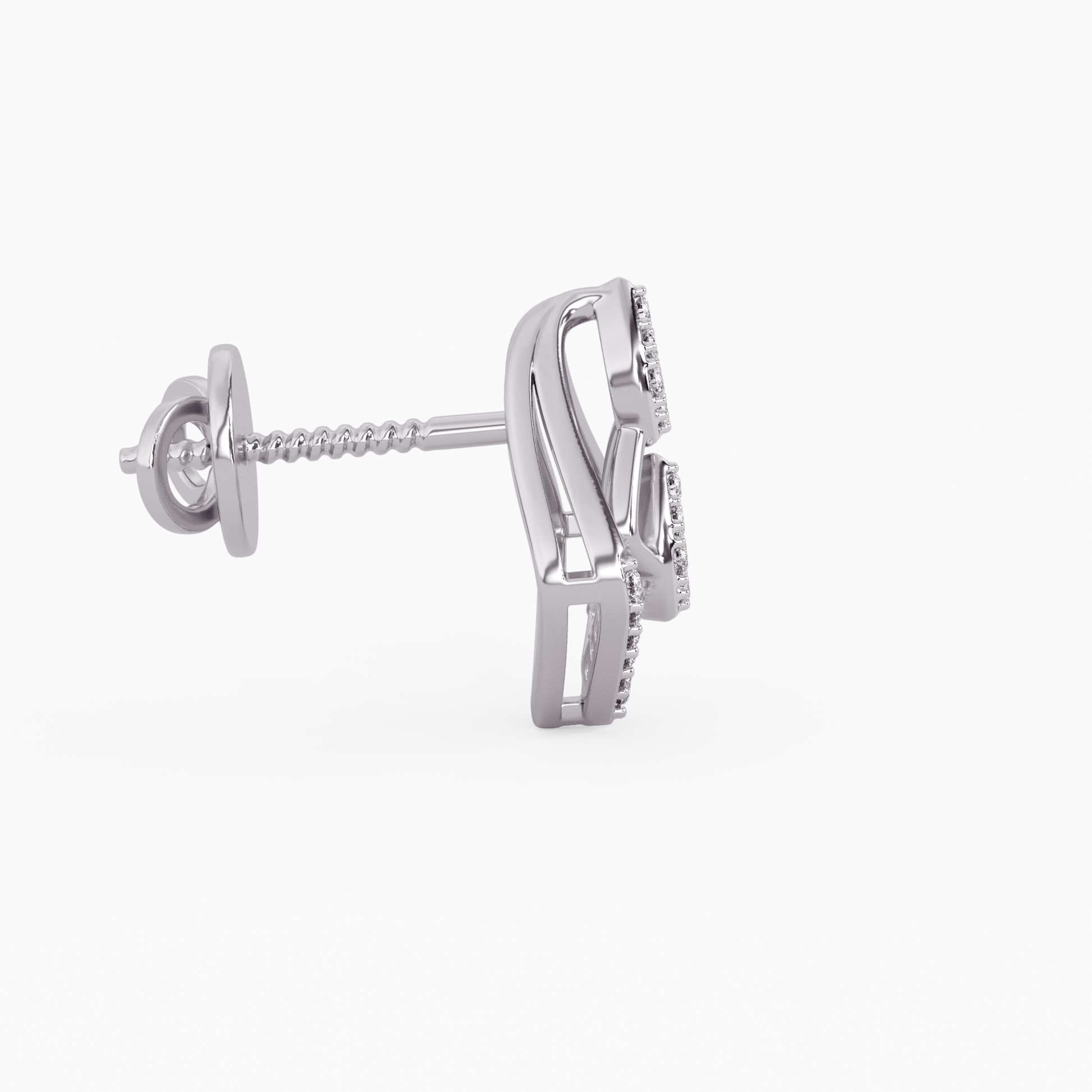 Twilight Twinkle Gold and Diamond Earrings