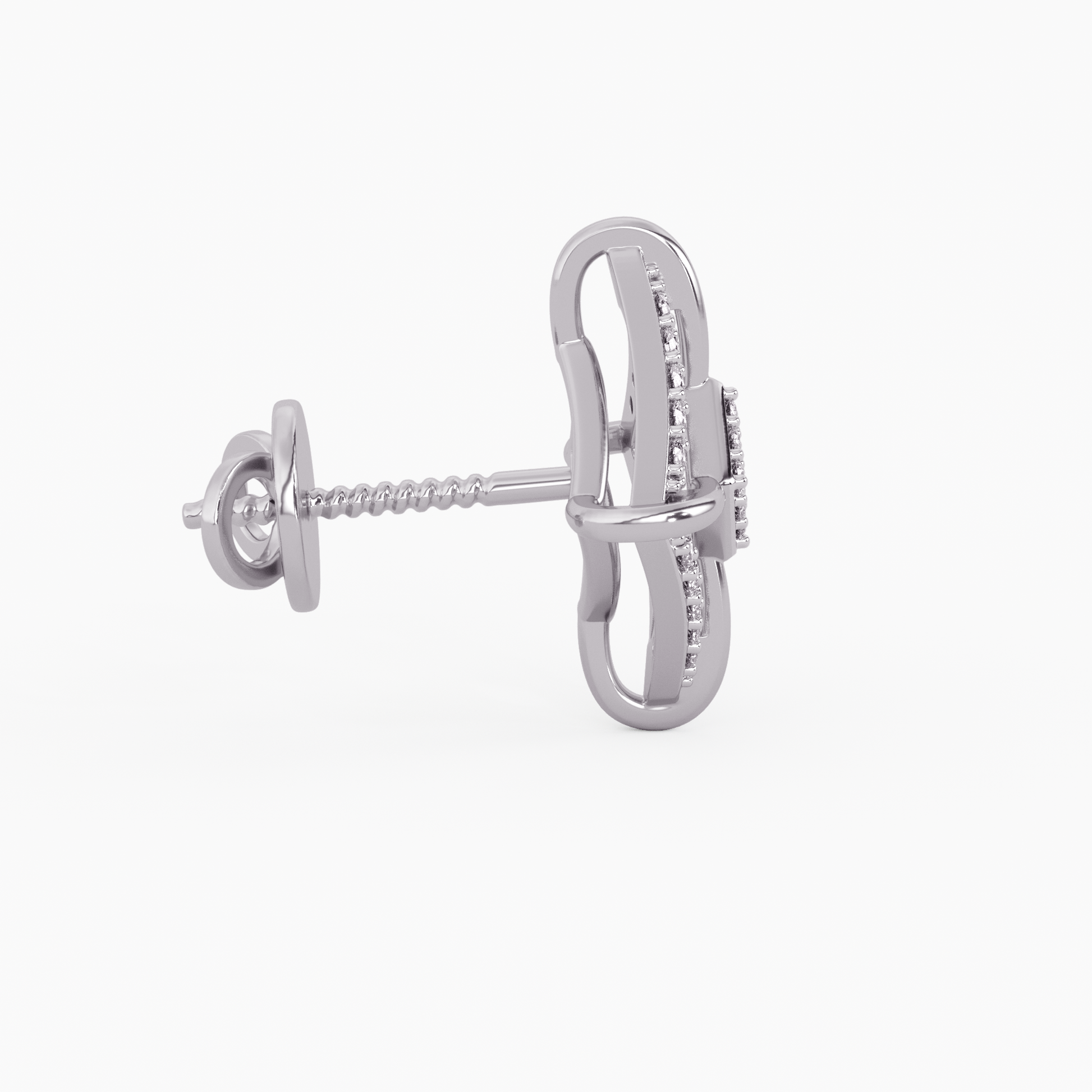 Shining Evermore Gold and Diamond Earrings