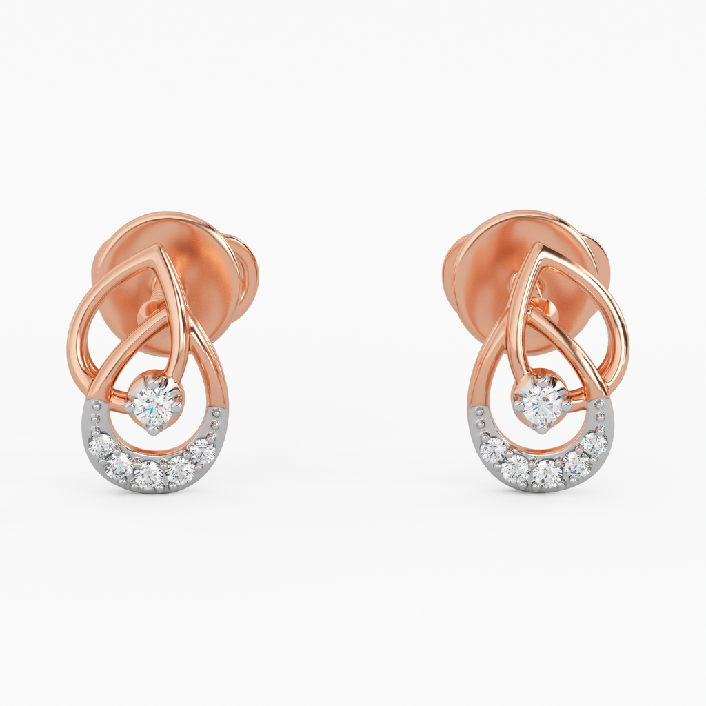 Metropolitan Marvels Gold and Diamond Earrings