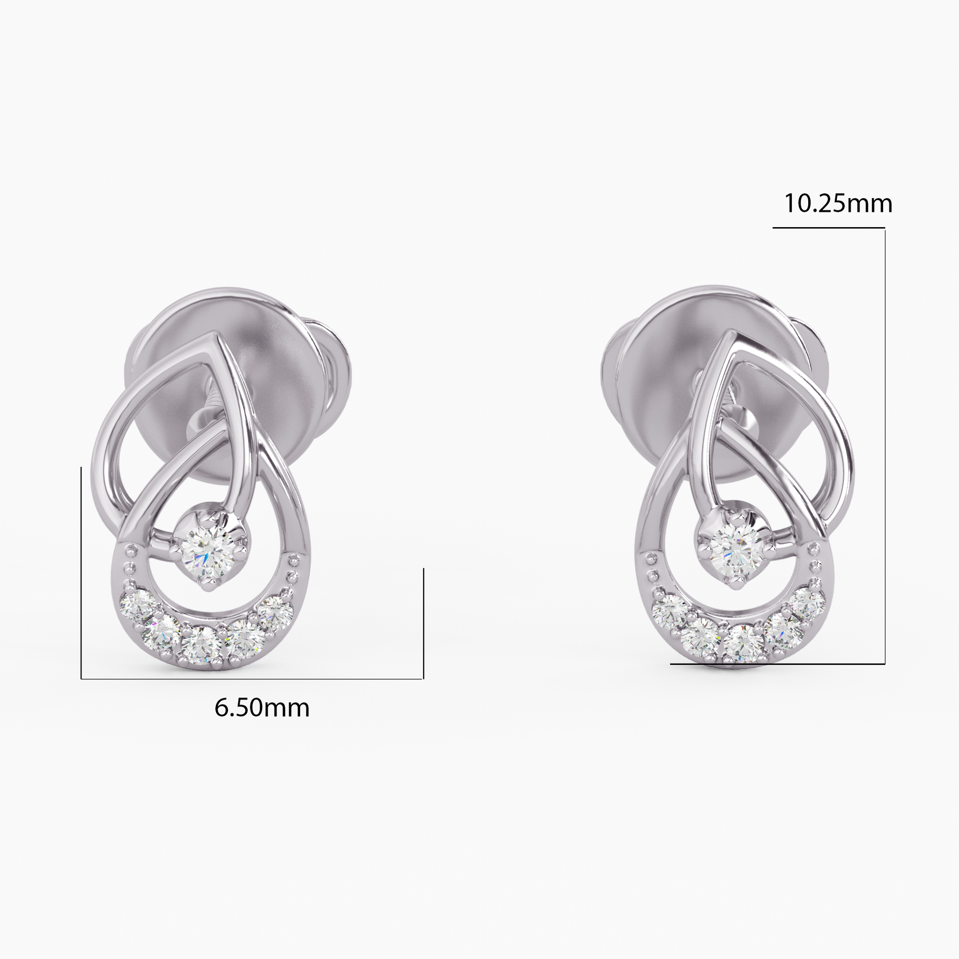 Metropolitan Marvels Gold and Diamond Earrings