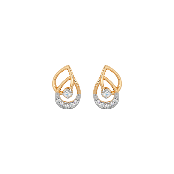 Metropolitan Marvels Gold and Diamond Earrings