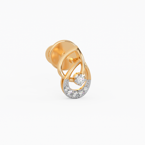 Metropolitan Marvels Gold and Diamond Earrings