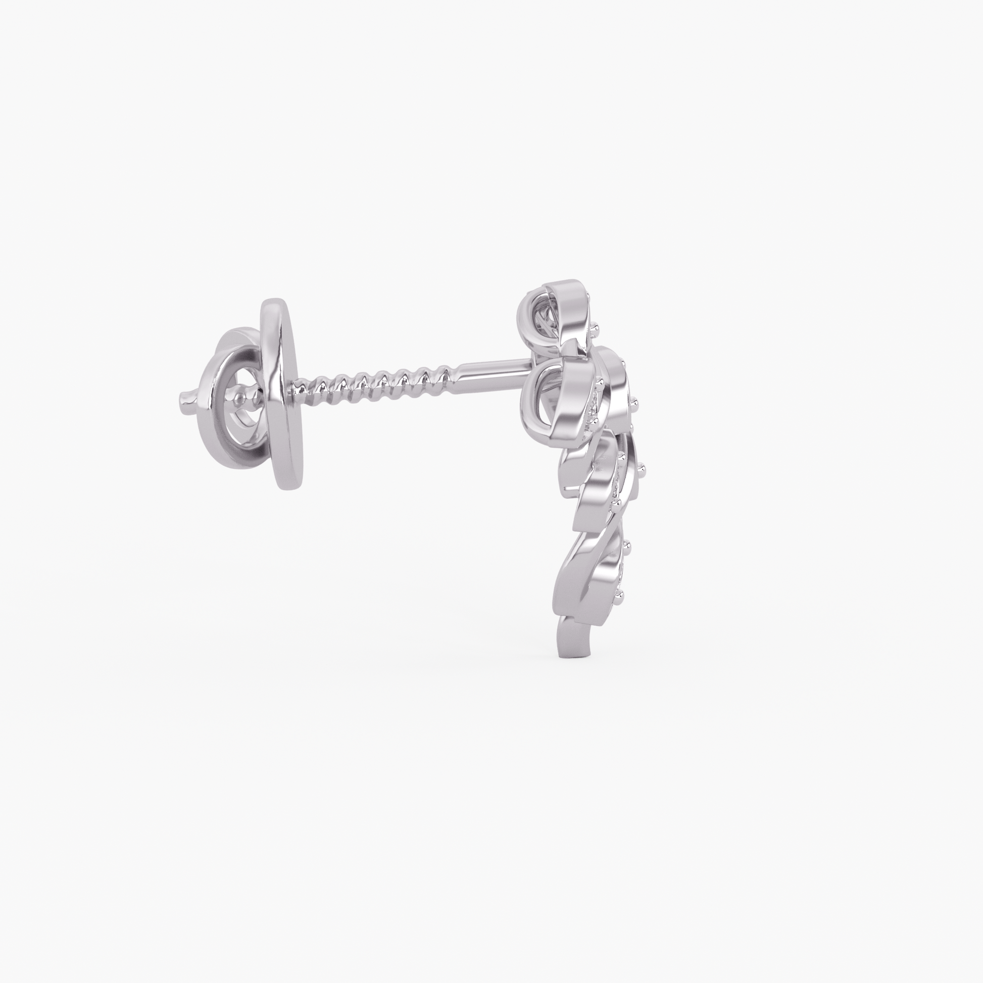 Diamond in the Rough Gold and Diamond Earrings