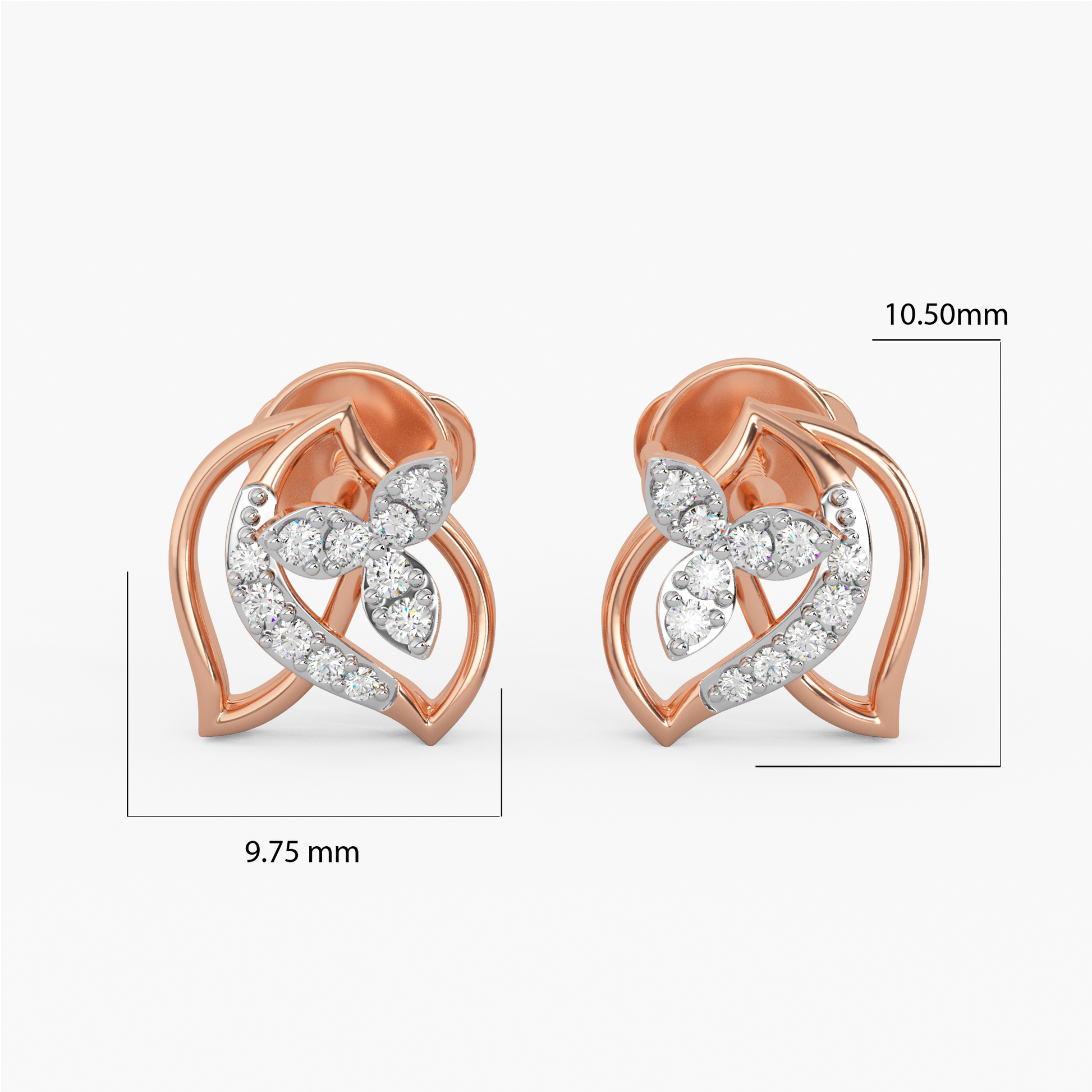 Noor of Nizam Gold and Diamond Earrings