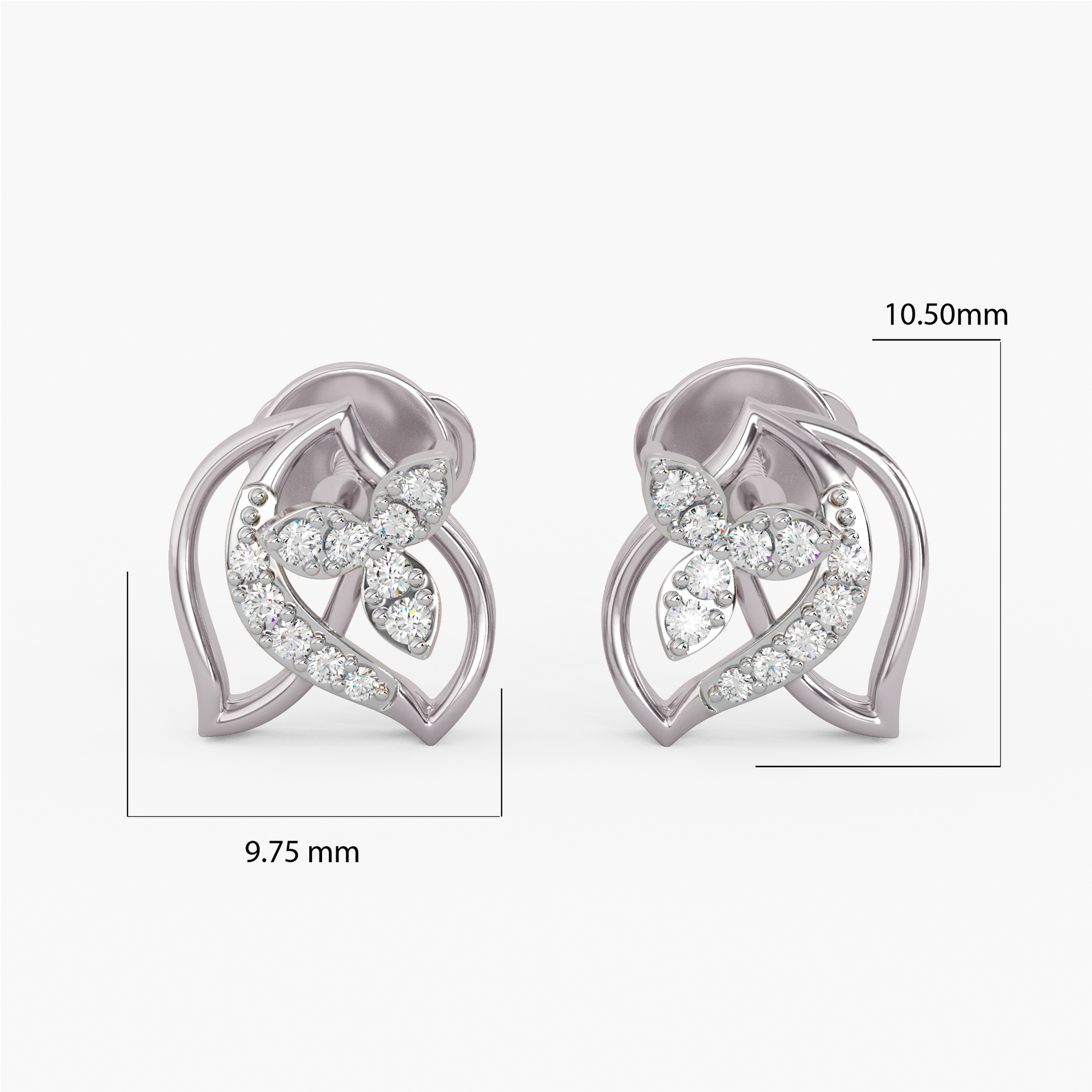 Noor of Nizam Gold and Diamond Earrings