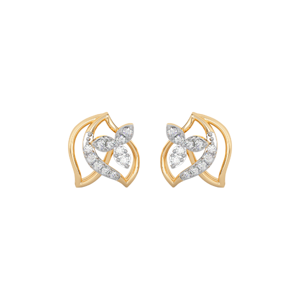 Noor of Nizam Gold and Diamond Earrings