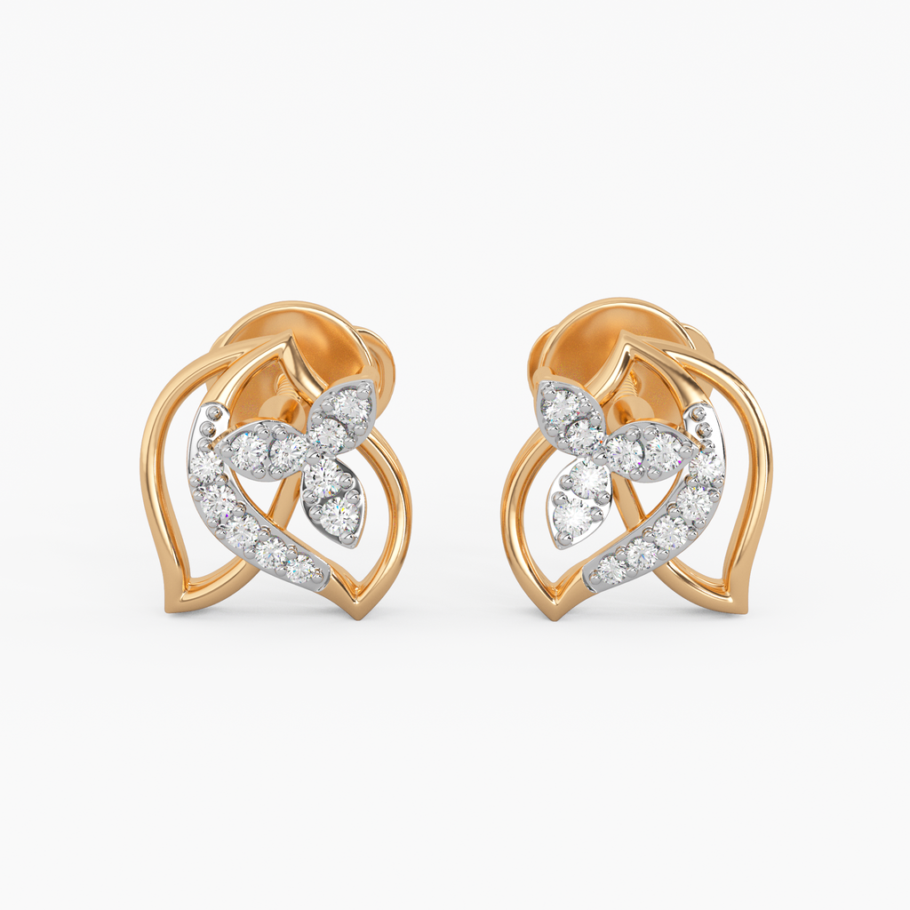 Noor of Nizam Gold and Diamond Earrings