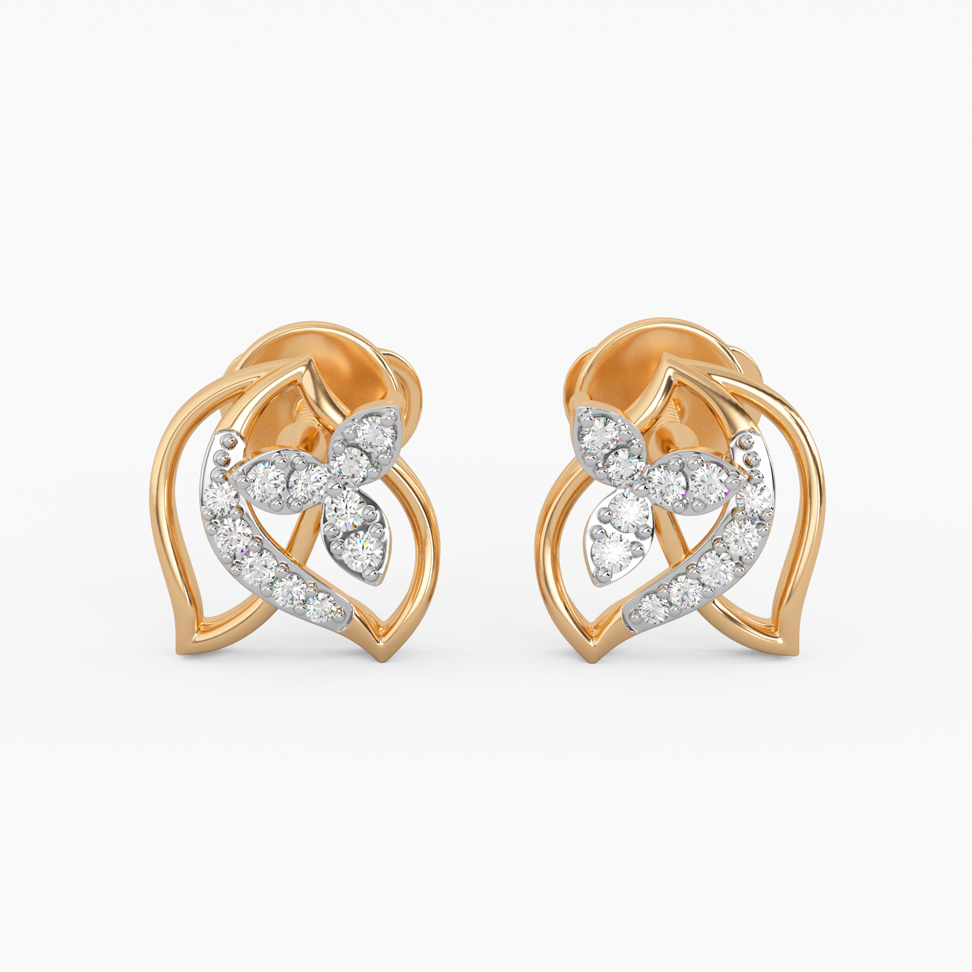 Noor of Nizam Gold and Diamond Earrings
