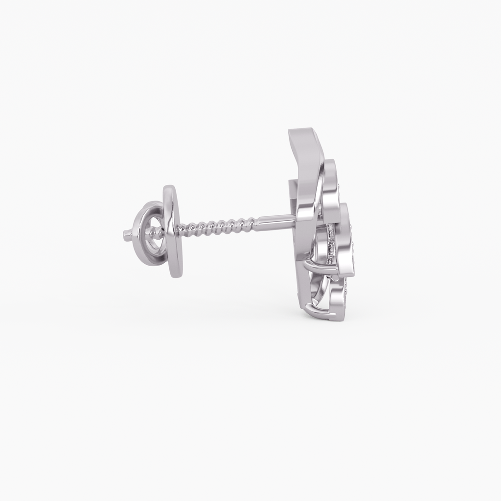 Diamond of Deccan Gold and Diamond Earrings