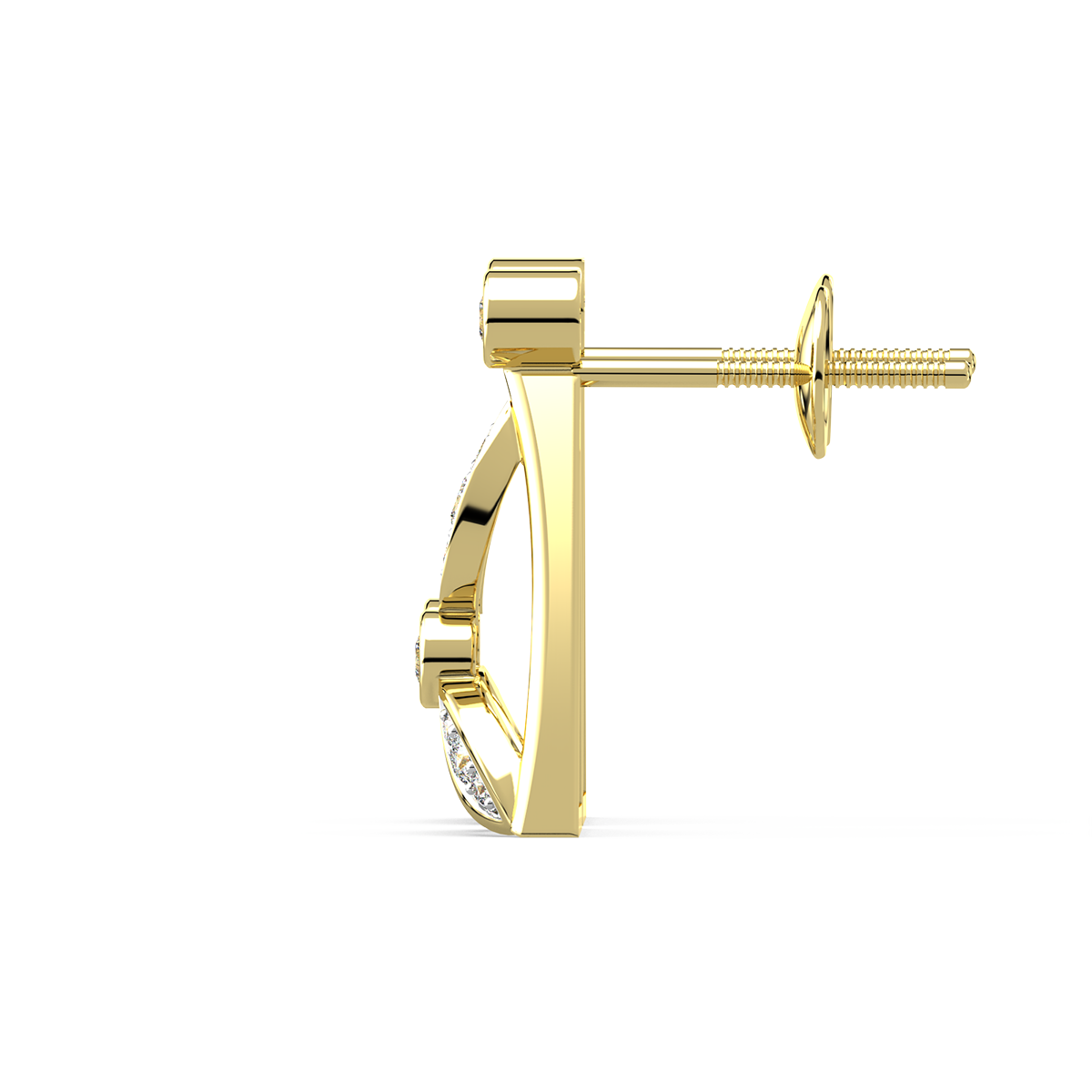 Trine Petals Diamond Earrings