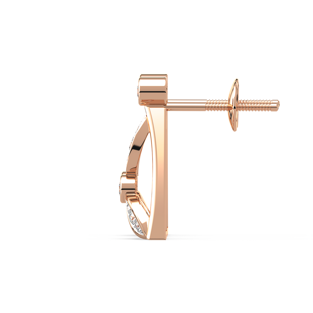 Trine Petals Diamond Earrings