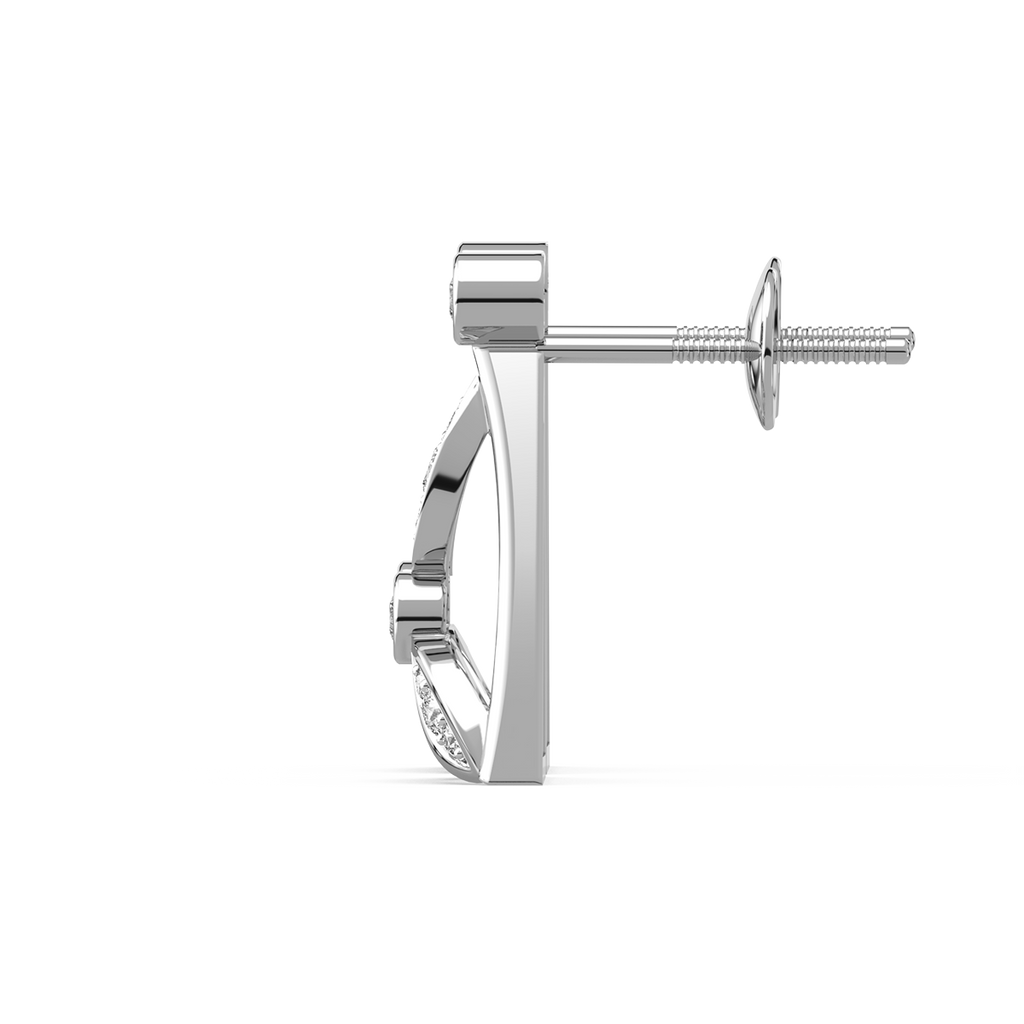 Trine Petals Diamond Earrings