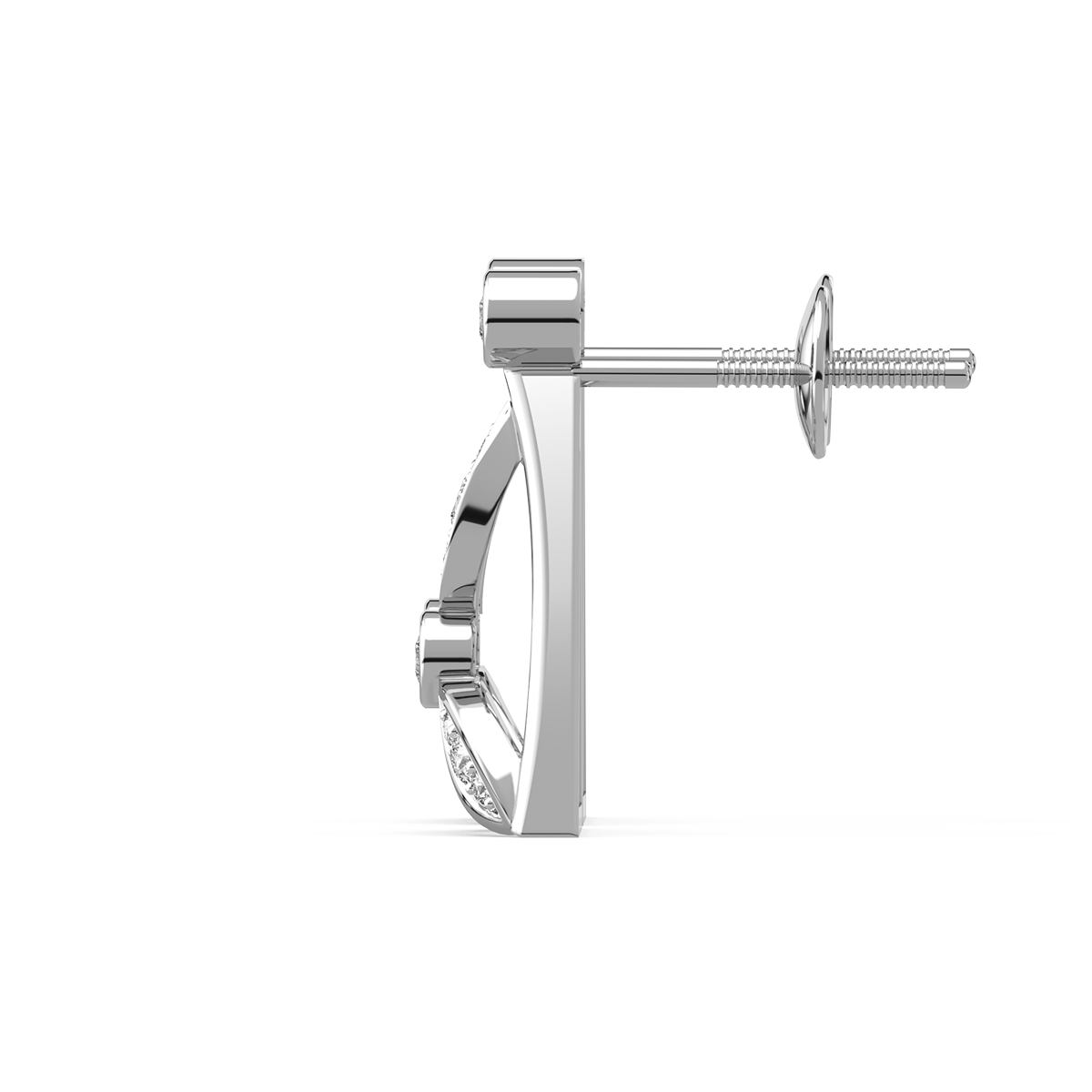 Trine Petals Diamond Earrings