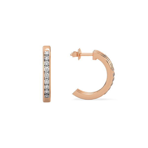 Surrealism Score Gold and Diamond Earrings