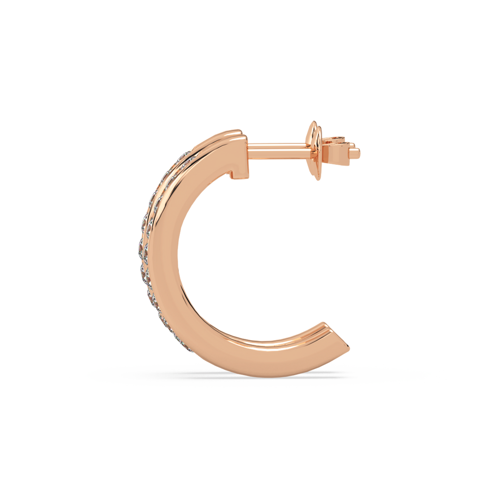 Surrealism Score Gold and Diamond Earrings