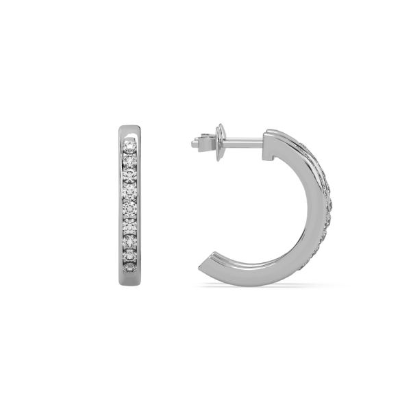 Surrealism Score Gold and Diamond Earrings