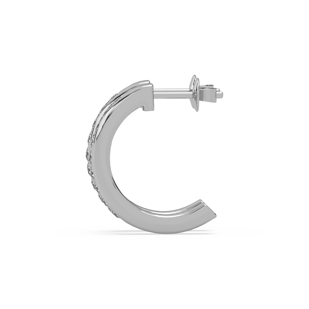 Surrealism Score Gold and Diamond Earrings