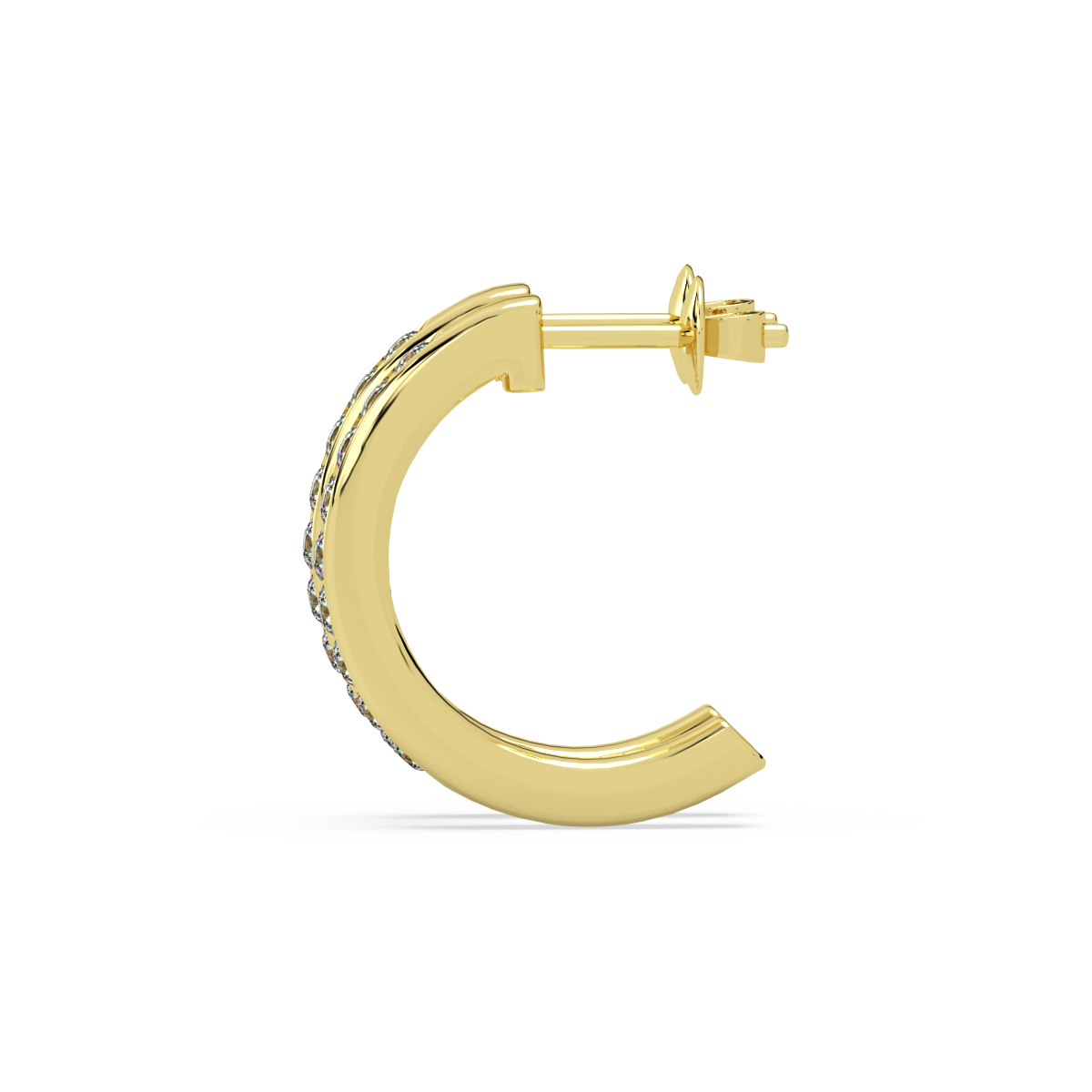 Surrealism Score Gold and Diamond Earrings