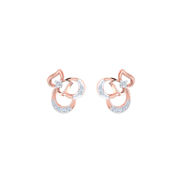 Ravishing Ruse Gold and Diamond Earrings