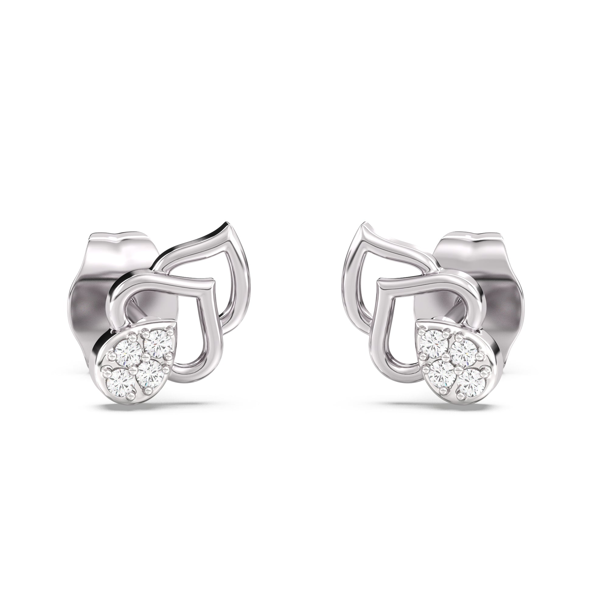 Gandhakalika Kids Diamond and Gold Earring