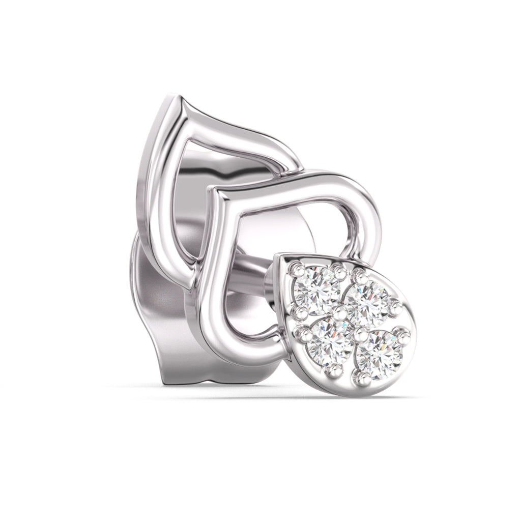 Gandhakalika Kids Diamond and Gold Earring