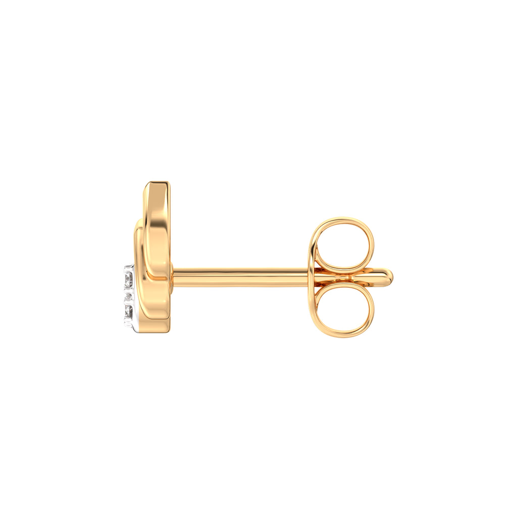 Gandhakalika Kids Diamond and Gold Earring
