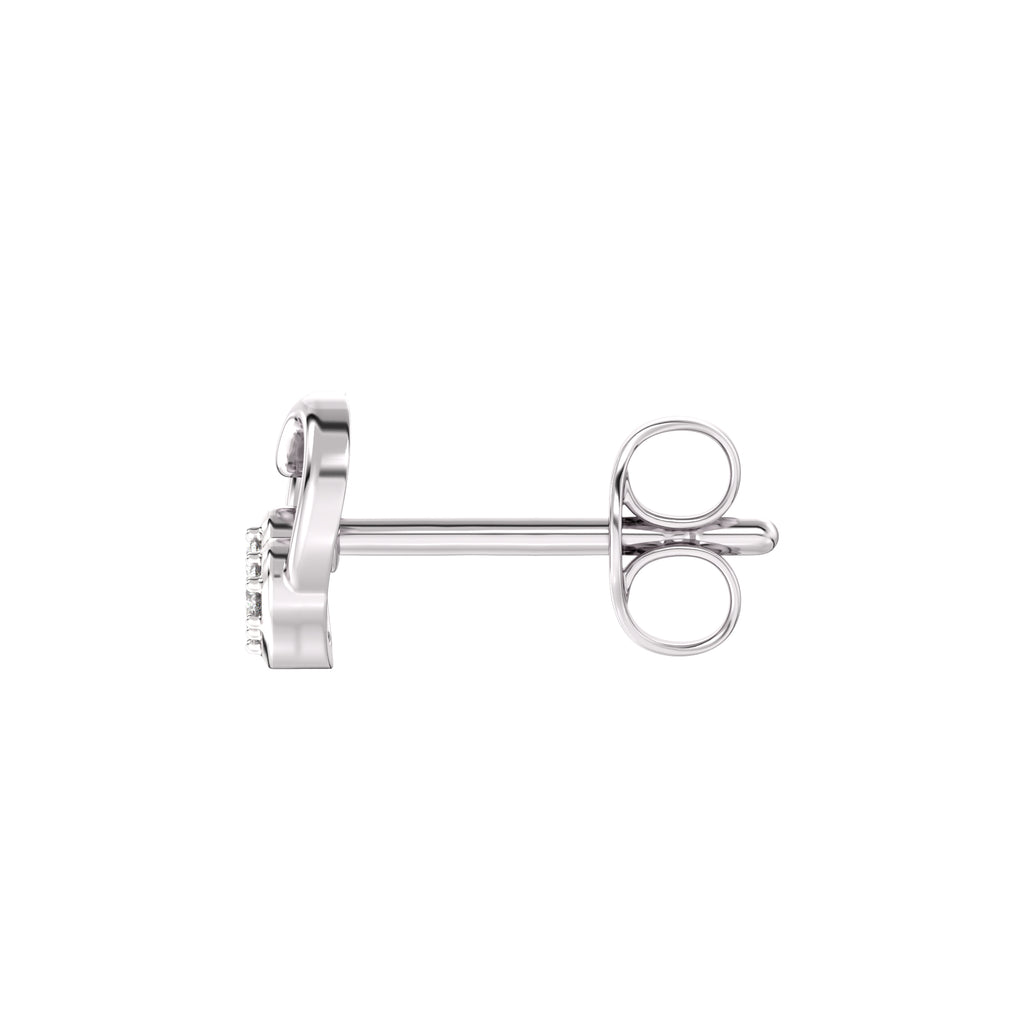 Star-crossed Hearts Kids Diamond and Gold Earring