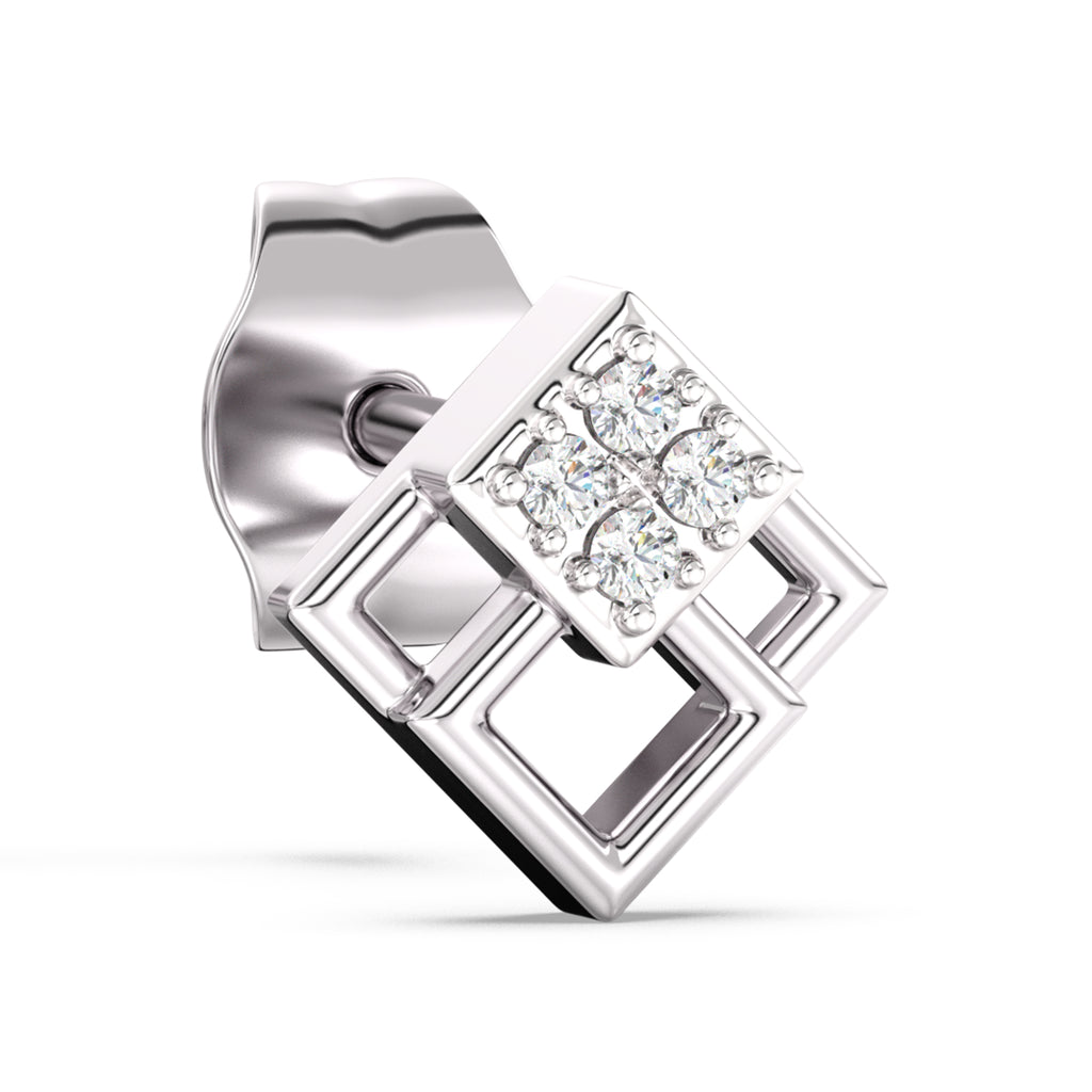 Grameek Kids Diamond and Gold Earring