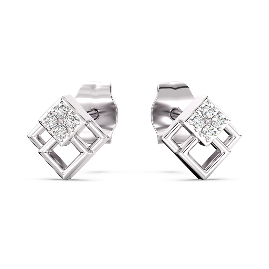 Grameek Kids Diamond and Gold Earring