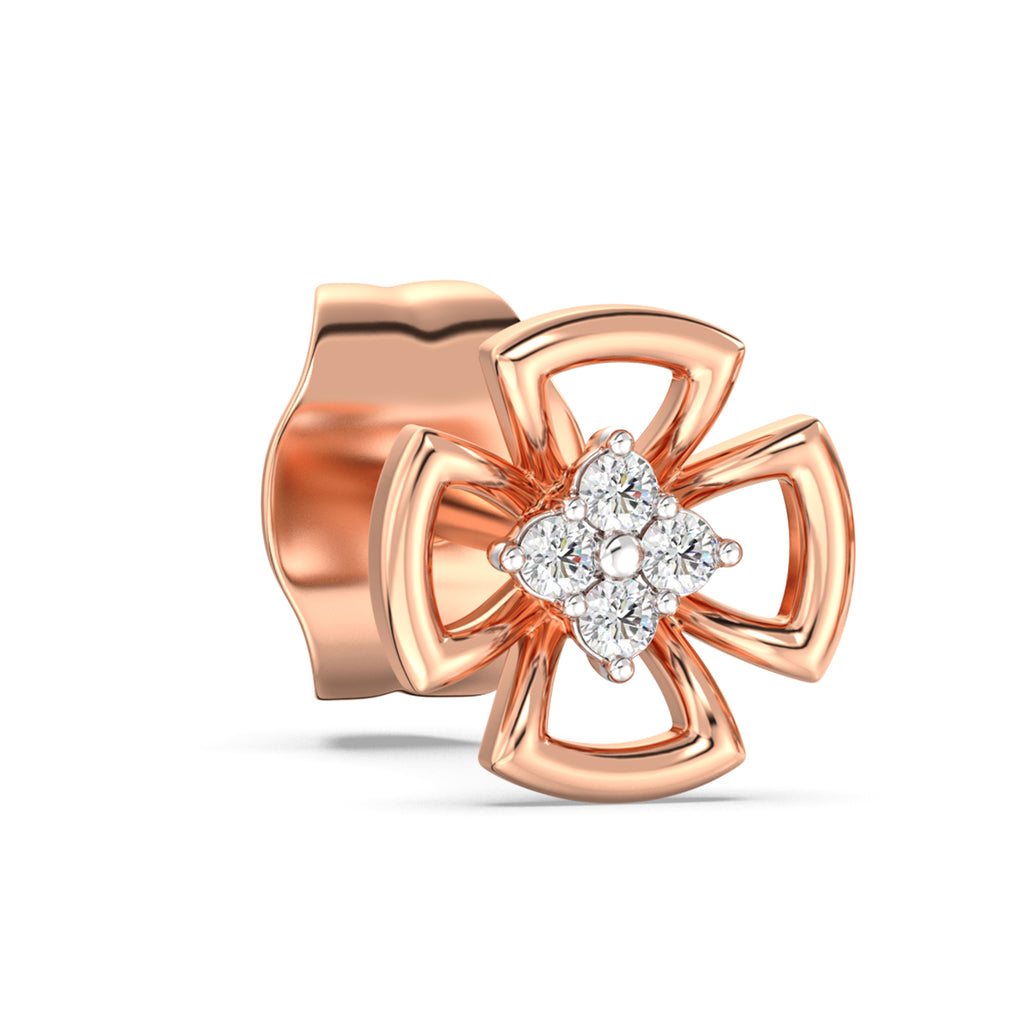 Summer of Magic Kids Diamond and Gold Earring