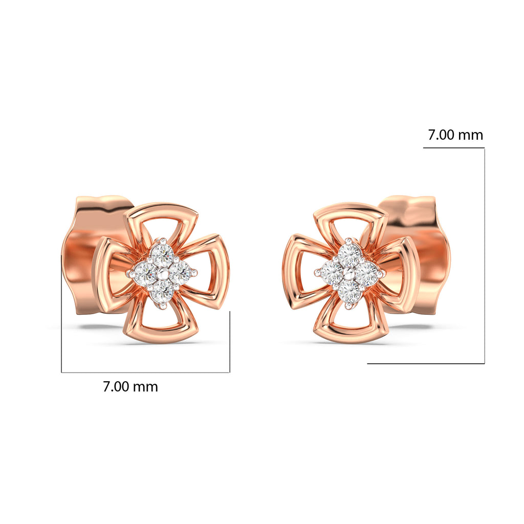 Summer of Magic Kids Diamond and Gold Earring