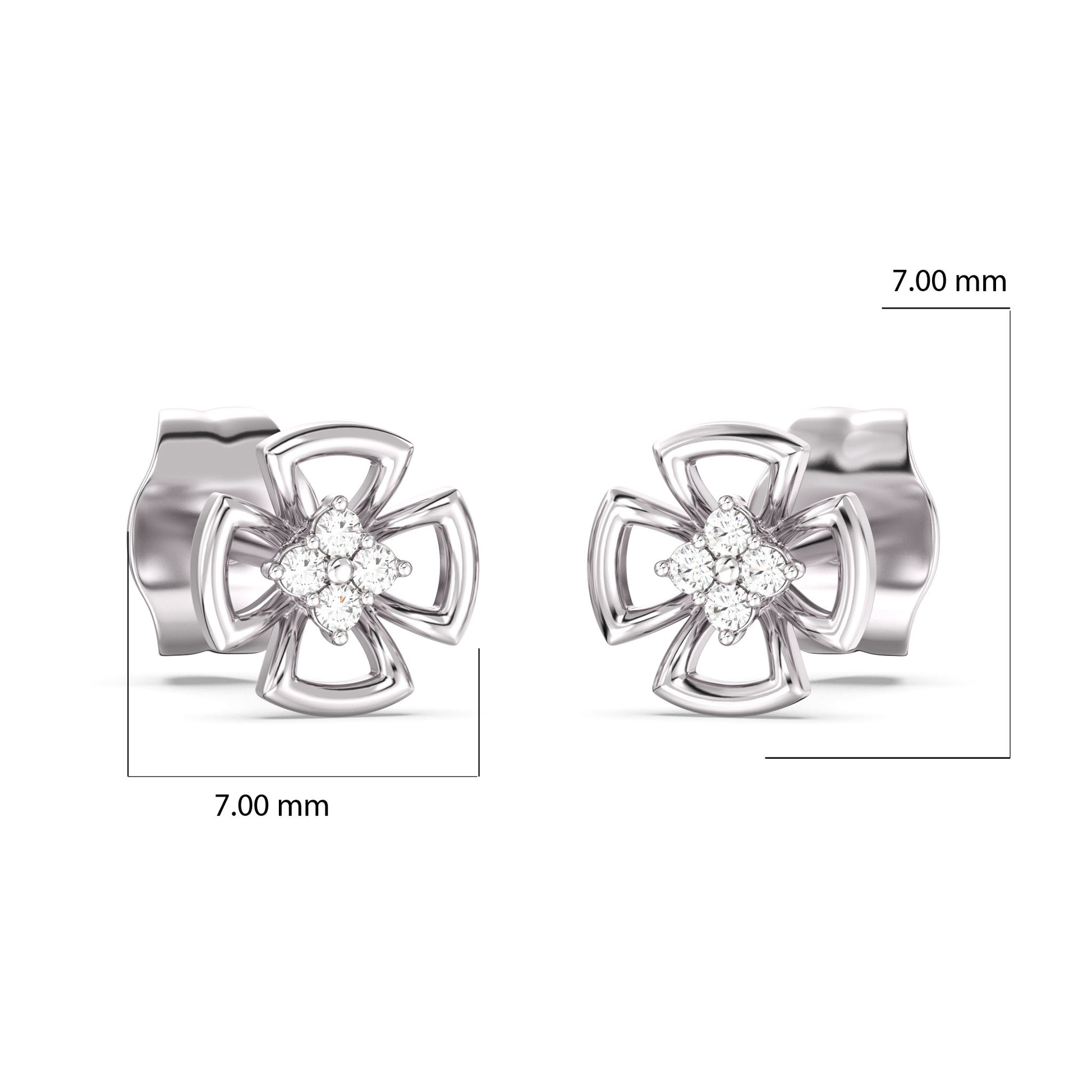 Summer of Magic Kids Diamond and Gold Earring